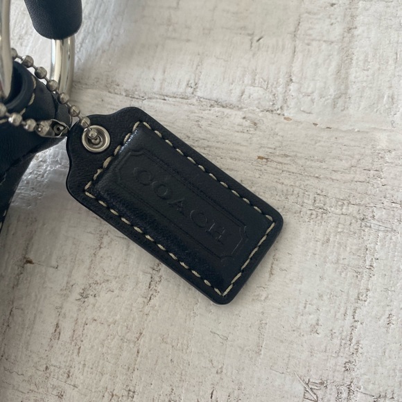 Coach small hobo bag signature canvas black purse - Picture 2 of 10